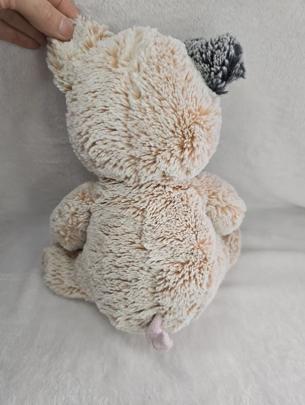 Aurora Percy Pig Plush Stuffed Animal Pink Gray Fuzzy 12 inches